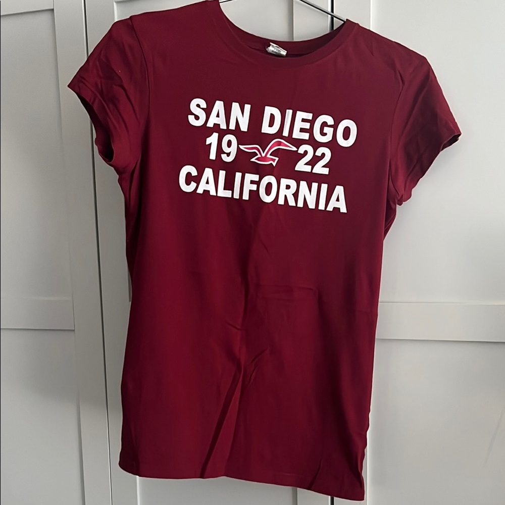 Hollister Red San Diego T-Shirt